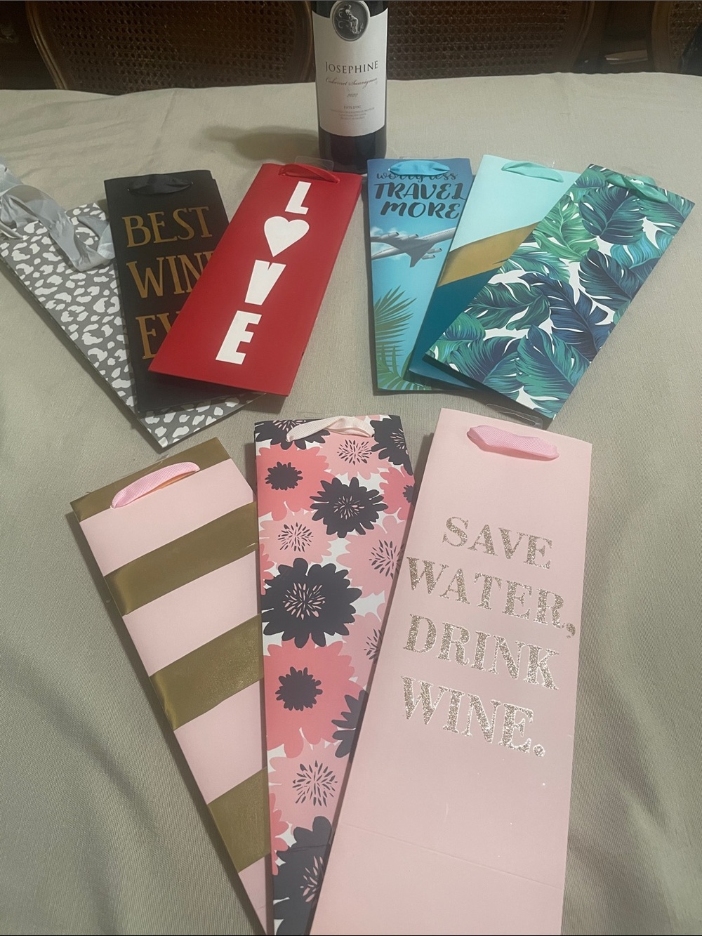 Wine Gift bags assorted - 9 bags